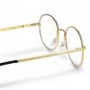 Ochelari fara prescriptie medicala Navaris pentru lumina albastra, Unisex, Gold, 48518.40