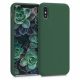 Husa pentru iPhone X / iPhone XS, Silicon, Verde, 46313.80