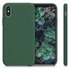 Husa pentru iPhone X / iPhone XS, Silicon, Verde, 46313.80