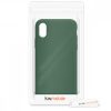 Husa pentru iPhone X / iPhone XS, Silicon, Verde, 46313.80