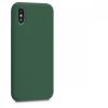 Husa pentru iPhone X / iPhone XS, Silicon, Verde, 46313.80