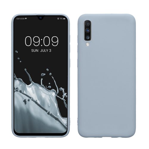 Husa pentru Samsung Galaxy A70, Silicon, Albastru, 48427.58