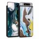 Husa pentru Samsung Galaxy A80, Lemn, Maro, 48664.01