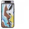 Husa pentru Samsung Galaxy A80, Lemn, Maro, 48664.01