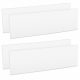 Set 4 Protectii perete autoadezive pentru usa auto 40 x 12 x 1.5 cm, Kwmobile, Alb, EVA, 46973.02