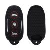 Husa Cheie Auto pentru Tesla - Model S - Smart Key, kwmobile, Silicon, Negru, 49066.01