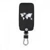 Husa Cheie Auto pentru Renault / Dacia - 4 Butoane - Keyless Go, Piele ecologica, Negru, 44637.32