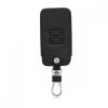 Husa Cheie Auto pentru Renault / Dacia - 4 Butoane - Keyless Go, Piele ecologica, Negru, 44637.32