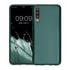 Husa pentru Samsung Galaxy A70, Silicon, Verde, 48430.14