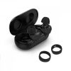 Set 4 Varfuri de schimb pentru casti Samsung Galaxy Buds/Galaxy Buds Plus, Kwmobile, Negru, Silicon, 49310.01