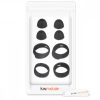 Set 4 Varfuri de schimb pentru casti Samsung Galaxy Buds/Galaxy Buds Plus, Kwmobile, Negru, Silicon, 49310.01