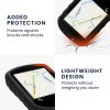 Husa de protectie pentru GPS Garmin Edge 830, Kwmobile, Negru, Silicon, 49316.01