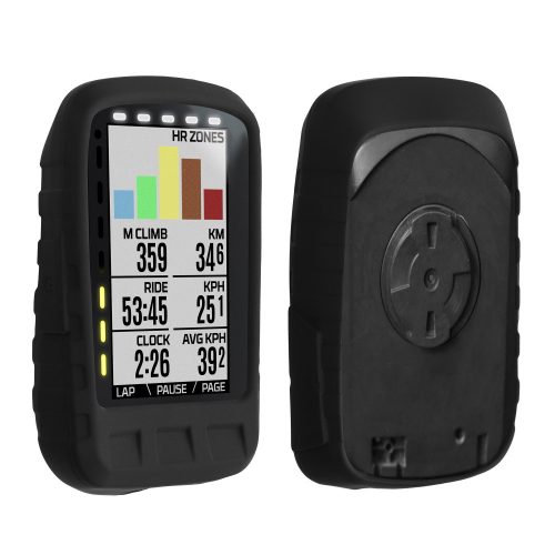 Husa de protectie pentru Wahoo Elemnt Roam, Kwmobile, Negru, Silicon, 49308.01