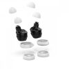 Set 4 Varfuri de schimb pentru casti Samsung Galaxy Buds/Galaxy Buds Plus, Kwmobile, Alb, Silicon, 49310.02