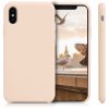 Husa pentru Apple iPhone X / iPhone XS, Silicon, Bej, 46313.154