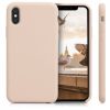 Husa pentru Apple iPhone X / iPhone XS, Silicon, Bej, 42495.154