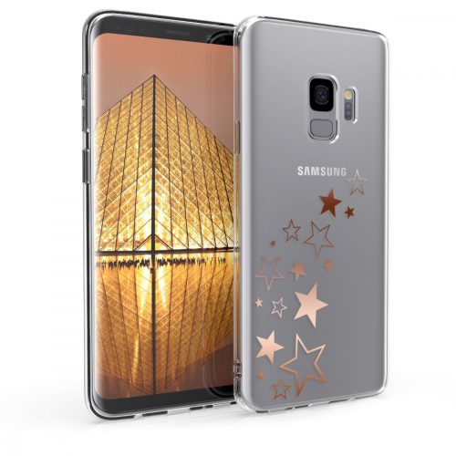 Husa pentru Samsung Galaxy S9, Silicon, Rose Gold, 44196.32