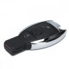 Carcasa Cheie pentru Mercedes Benz - 2 Butoane - Keyless Go, Plastic, Silver, 49605.01