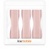 Set 3 Suporti tip inel pentru telefon, Kwmobile, Rose Gold, Plastic, 43997.04