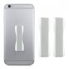 Set 3 Suporti tip inel pentru telefon, Kwmobile, Alb, Plastic, 43997.03