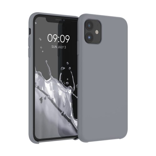 Husa pentru Apple iPhone 11, Silicon, Gri, 49724.155