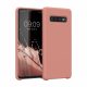 Husa pentru Samsung Galaxy S10, Silicon, Rose Gold, 47732.56