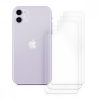 Set 3 Folii de protectie pentru Apple iPhone 11, kwmobile, Spate, Transparenta, 49790.5