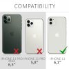 Set 3 Folii de protectie pentru Apple iPhone 11, kwmobile, Spate, Transparenta, 49790.5