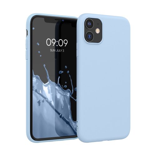 Husa pentru Apple iPhone 11, Silicon, Albastru, 49787.58