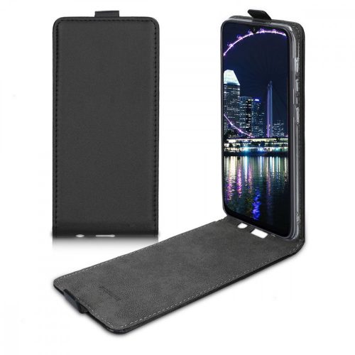 Husa pentru Samsung Galaxy A10, Piele ecologica, Negru, 49823.01