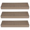 Set 3x tabla pentru zgarieturi pisică de 3 41x13x3cm, Maro, 49837.03