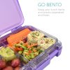 Cutie de pranz Bento Box cu compartimente variabile, 21 x 15 x 4,5 cm, 49877.01.38