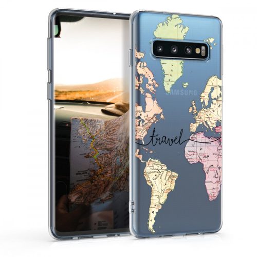 Husa pentru Samsung Galaxy S10, Silicon, Multicolor, 47448.06