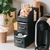 Organizator pentru cafea si ceai Navaris cu compartimente si 2 sertare, 50262.01