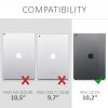 Husa pentru Apple iPad 10.2 2019, Piele ecologica, Negru, 50341.01