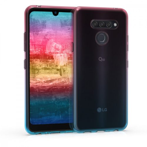 Husa pentru LG Q60, Silicon, Roz, 50500.01