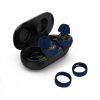 Set 4 Varfuri de schimb pentru casti Samsung Galaxy Buds/Galaxy Buds Plus, Kwmobile, Albastru, Silicon, 49310.04