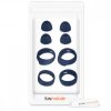 Set 4 Varfuri de schimb pentru casti Samsung Galaxy Buds/Galaxy Buds Plus, Kwmobile, Albastru, Silicon, 49310.04