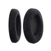 Set 2 Perne de urechi pentru casti Sennheiser HD555/HD518/HD595, Kwmobile, Negru, Textil, 50666.01