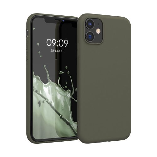 Husa pentru Apple iPhone 11, Silicon, Verde, 49787.101