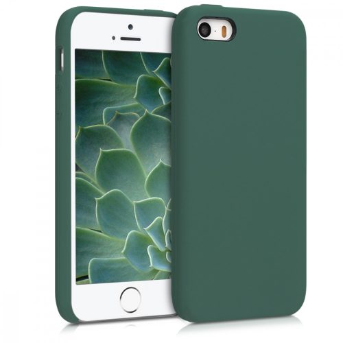 Husa pentru Apple iPhone 5 / iPhone 5s / iPhone SE, Silicon, Verde, 42766.166