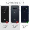 Husa pentru LG G8X ThinQ, Silicon, Negru, 50831.01, kwmobile