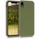 Husa pentru Apple iPhone XR, Fibre vegetale, Verde, 49105.107