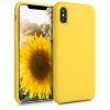 Husa pentru Apple iPhone XS Max, Silicon, Galben, 45909.165