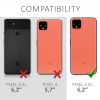 Set 3 folii de protectie pentru Google Pixel 4 XL, Kwmobile, Fata, Transparent, 50885.1