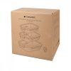 Set de 3 caserole de depozitare a alimentelor din sticla, 1500ml, 1000ml, 600ml, 47684.03.01