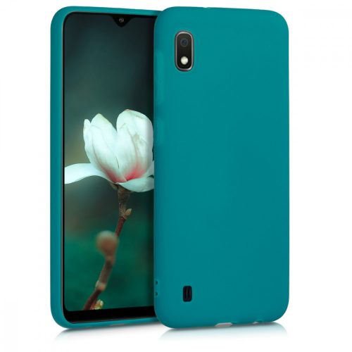 Husa pentru Samsung Galaxy A10, Silicon, Verde, 49814.57