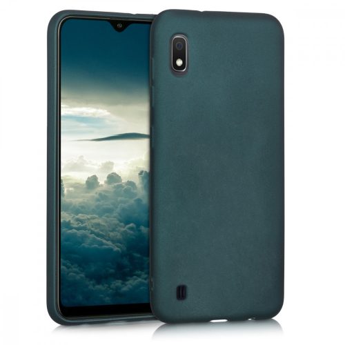 Husa pentru Samsung Galaxy A10, Silicon, Verde, 49815.14