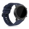 Set 2 curele pentru Xiaomi Amazfit GTR (47mm) / Amazfit GTR 2, Silicon, Negru / Albastru, 51169.01