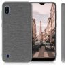 Husa pentru Samsung Galaxy A10, Textil, Gri, 51540.22